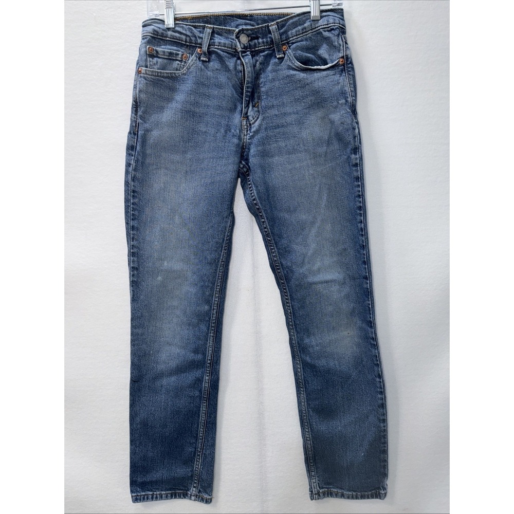 Levis 511 Jeans Mens 29x30 Blue Denim Stretch Straight Leg Classic